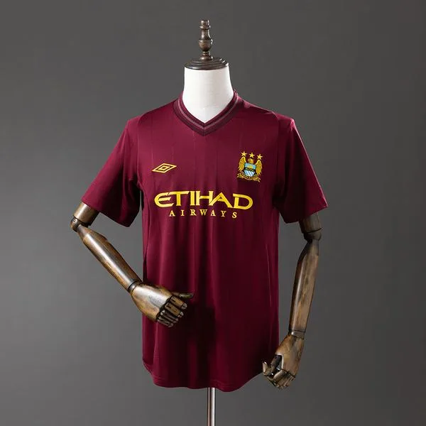Camiseta de fútbol Manchester City 2012/13 VISITANTE MANGA CORTA VERSION FAN